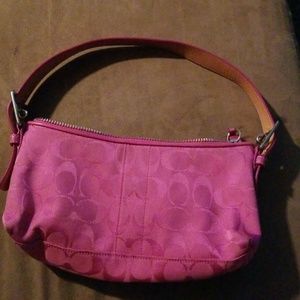 Pink Coach Purse